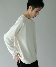 『XLサイズ/WEB限定』コーデュロイタッチクルーネックロングスリーブ Tシャツ