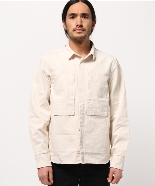 スノーピーク Snow Peak OKAYAMA OX ワークシャツ/日本製 オカヤマ オックス シャツ -生成- （ユニセックス）（シャツ
