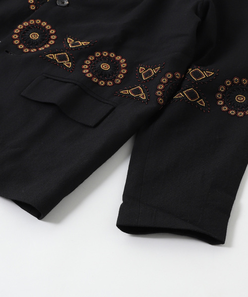 JOURNAL STANDARD(ジャーナルスタンダード)の「KARTIK RESEARCH カルティック リサーチ Two Button Blazer-WOOL(その他アウター・メンズ・ブラック・LARGE/MEDIUM)」の4枚目の写真