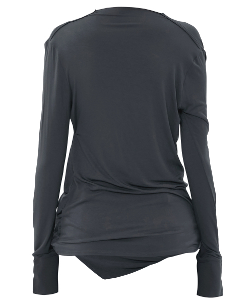 FLAREUP（フレアアップ）の「Miya ロングスリーブ (FL-195_Charcoal)（Tシャツ/カットソー・レディース・チャコール・OS）」の14枚目の写真