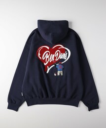 BEN DAVIS | 《店舗人気アイテム》BEN DAVIS ハートサガラ刺繍パーカー(Tシャツ/カットソー)