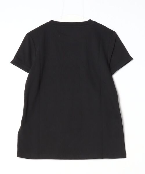 Guess（ゲス）の「LEOPARD Lurex Logo Tee（Tシャツ/カットソー・レディース・ブラック/ホワイト・SMALL/MEDIUM/LARGE/X-SMALL）」の3枚目の写真
