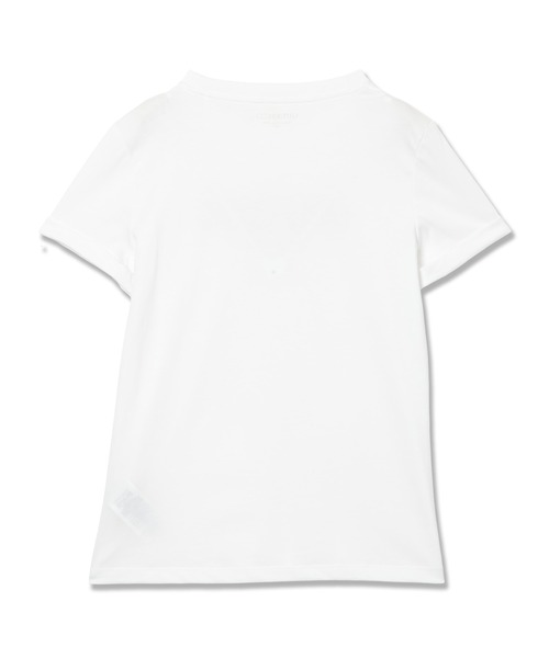 Guess（ゲス）の「LEOPARD Lurex Logo Tee（Tシャツ/カットソー・レディース・ブラック/ホワイト・SMALL/MEDIUM/LARGE/X-SMALL）」の10枚目の写真
