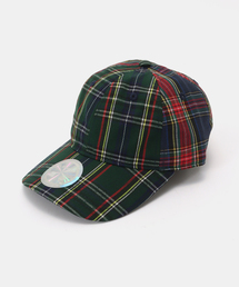 b.Eautiful（ビューティフル）の「【b.Eautiful/ビューティフル】 Empty Low Profile Hat（GREEN PLAID / NAVY P）（キャップ）」