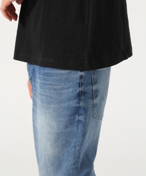 RAGEBLUE（レイジブルー）の「スラブジャガードTシャツ/719254（Tシャツ/カットソー・メンズ・ネイビー/ベージュ/ホワイト/オフホワイト/ブラック/ピンク系その他・LARGE/MEDIUM）」の15枚目の写真