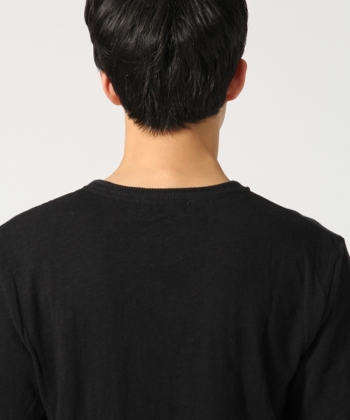 RAGEBLUE（レイジブルー）の「スラブジャガードTシャツ/719254（Tシャツ/カットソー・メンズ・ネイビー/ベージュ/ホワイト/オフホワイト/ブラック/ピンク系その他・LARGE/MEDIUM）」の16枚目の写真