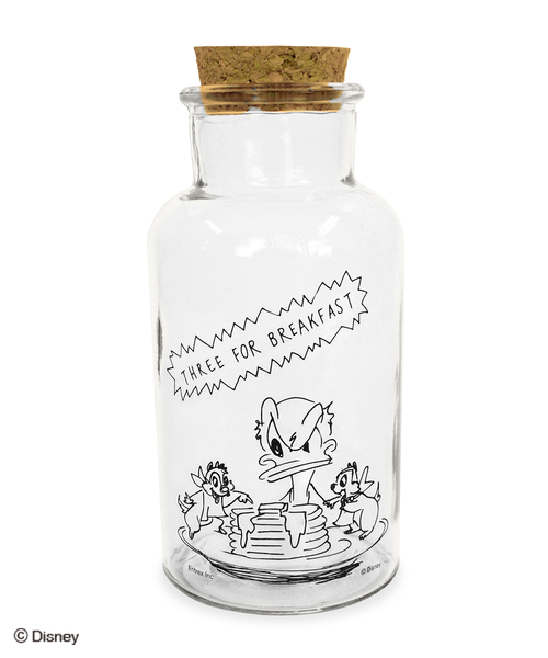 Disney(ディズニー)の「Disney Collection/グラスボトル M ドナルド チップ&デール(収納グッズ・レディース・クリア・ONE SIZE)」の1枚目の写真