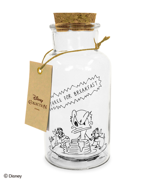 Disney(ディズニー)の「Disney Collection/グラスボトル M ドナルド チップ&デール(収納グッズ・レディース・クリア・ONE SIZE)」の2枚目の写真