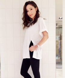 EGOIST | フロントスリットルーズトップ(Tシャツ/カットソー)