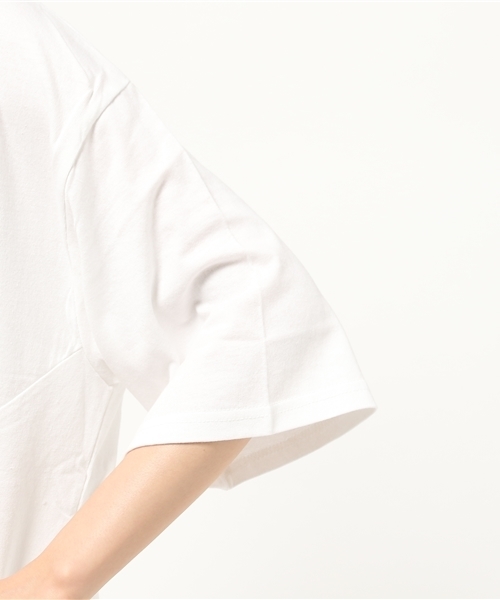 EGOIST（エゴイスト）の「フロントスリットルーズトップ（Tシャツ/カットソー・レディース・ホワイト/ブラック/カーキ/グレー・FREE）」の10枚目の写真