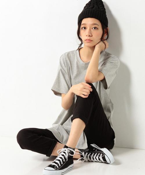 coen（コーエン）の「アシンメトリープルオーバー（Tシャツ/カットソー・レディース・オフホワイト/グレー・FREE）」の9枚目の写真