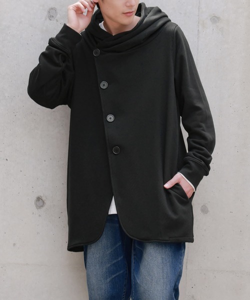 n'OrLABEL(ノアールレーベル)の「『洗練フード付きデザインジャケット』(パーカー・レディース・ネイビー/ブラック/カーキ/チャコールグレー・2/1)」の19枚目の写真