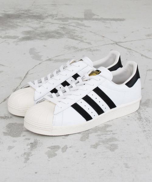 adidas（アディダス）の「＜adidas（アディダス）＞∴SUPERSTAR 80s スーパースター◆（スニーカー・レディース・オフホワイト/ブラック・24.5㎝/22.5㎝/23.5㎝/25㎝/24㎝/23㎝）」の6枚目の写真
