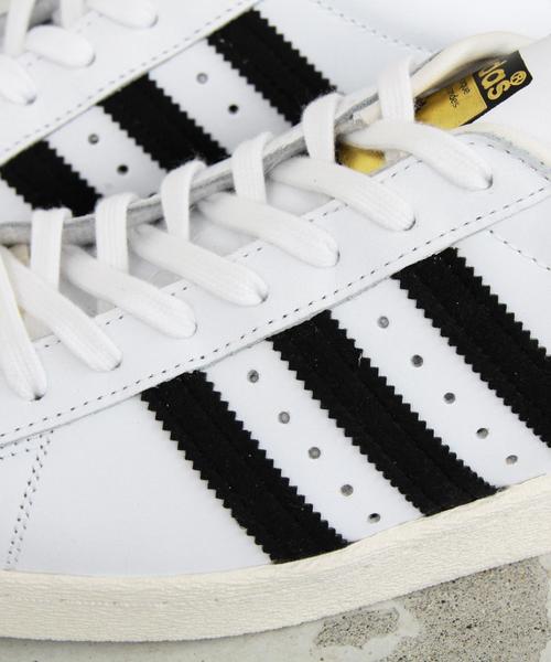 adidas（アディダス）の「＜adidas（アディダス）＞∴SUPERSTAR 80s スーパースター◆（スニーカー・レディース・オフホワイト/ブラック・24.5㎝/22.5㎝/23.5㎝/25㎝/24㎝/23㎝）」の10枚目の写真