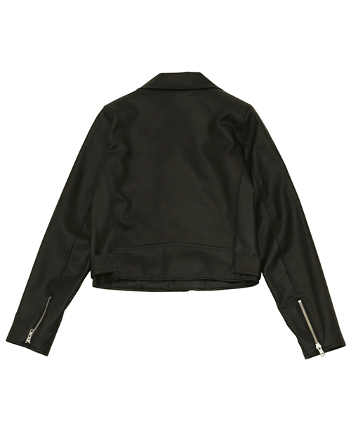 PUNYUS（プニュズ）の「ダブルライダースジャケット（ライダースジャケット・レディース・ブラック・4/1/3/2）」の4枚目の写真