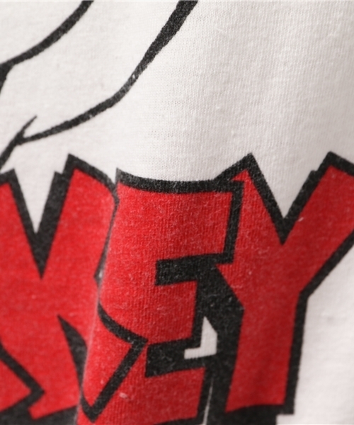 MOUSSY（マウジー）の「MICKEY'S FACE TSJ（Tシャツ/カットソー・レディース・トップグレー/ホワイト/ライトブラック・FREE）」の11枚目の写真