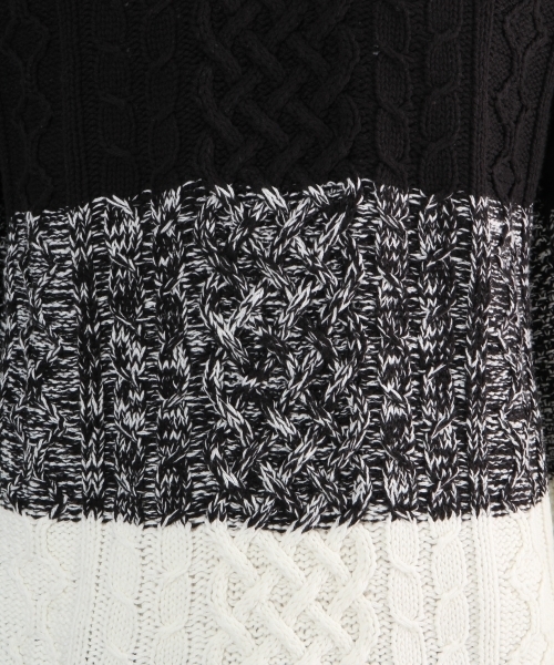 GLOBAL WORK（グローバルワーク）の「３ゲージケーブルニットプルオーバー/719623（ニット/セーター・メンズ・ベージュ/ネイビー/ダークグレー/ライトピンク/ホワイト/グリーン・SMALL/LARGE/X-LARGE/MEDIUM）」の15枚目の写真