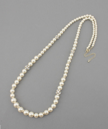 SHIPS for women | little black:RONDEL LONG NECKLACE（オケージョン）(ネックレス)