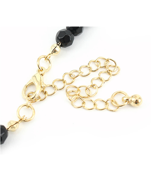SHIPS for women(シップスフォーウィメン)の「★★little black:RONDEL LONG NECKLACE(オケージョン)(ネックレス・レディース・オフホワイト/ブラック・ONE SIZE)」の4枚目の写真
