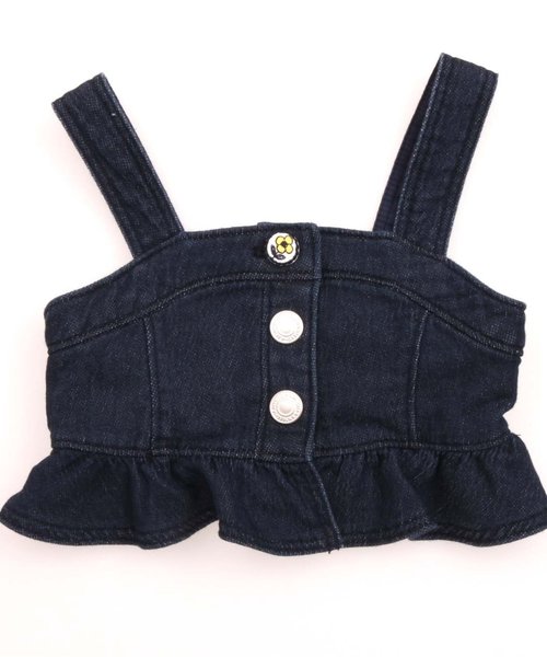 apres les cours(アプレレクール)の「3WAYデニムベストワンピース(ワンピース・キッズ・ネイビー/ブルー・110/130/80/100/120/90)」の10枚目の写真
