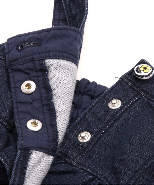 apres les cours(アプレレクール)の「3WAYデニムベストワンピース(ワンピース・キッズ・ネイビー/ブルー・110/130/80/100/120/90)」の13枚目の写真