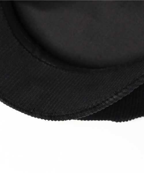 MOUSSY（マウジー）の「CORDUROY MARINE CAP（キャスケット・レディース・キャメル/ブラック・FREE）」の5枚目の写真