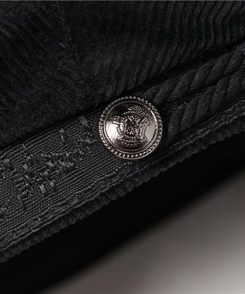 MOUSSY（マウジー）の「CORDUROY MARINE CAP（キャスケット・レディース・キャメル/ブラック・FREE）」の6枚目の写真