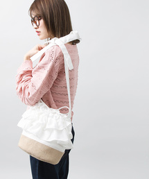 WEGO | WEGO/バケツ型フリルカゴショルダーバッグ(ショルダーバッグ)