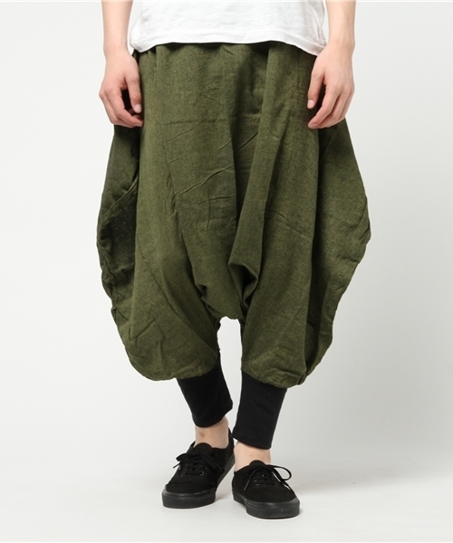 チャイハネ（チャイハネ）の「【チャイハネ】スクエアMEN'Sサルエルパンツ（その他パンツ・メンズ・カーキ/ブラック/ターコイズブルー・FREE）」の14枚目の写真