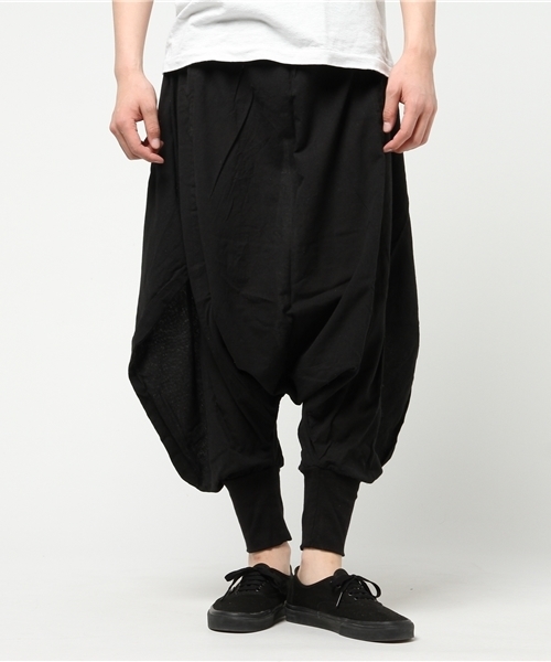 チャイハネ（チャイハネ）の「【チャイハネ】スクエアMEN'Sサルエルパンツ（その他パンツ・メンズ・カーキ/ブラック/ターコイズブルー・FREE）」の2枚目の写真