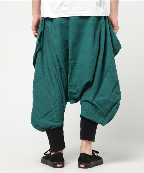 チャイハネ（チャイハネ）の「【チャイハネ】スクエアMEN'Sサルエルパンツ（その他パンツ・メンズ・カーキ/ブラック/ターコイズブルー・FREE）」の5枚目の写真