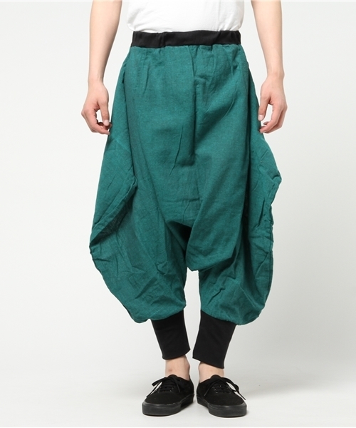 チャイハネ（チャイハネ）の「【チャイハネ】スクエアMEN'Sサルエルパンツ（その他パンツ・メンズ・カーキ/ブラック/ターコイズブルー・FREE）」の6枚目の写真