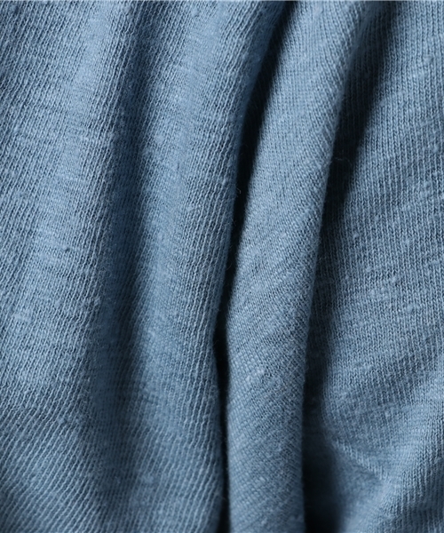 A VONTADE（アボンタージ）の「【A VONTADE】ア ボンタージ/ TUBE NEPPED COTTON POKET（Tシャツ/カットソー・メンズ・その他/ブルー・SMALL）」の8枚目の写真