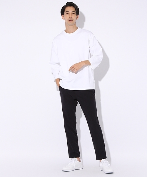 niko and...(ニコアンド)の「ピグメント7分袖プルオーバー【niko and ...】(Tシャツ/カットソー・メンズ・レッド/ブラック/オフホワイト/モカ/イエロー/キャメル・LARGE/MEDIUM)」の15枚目の写真