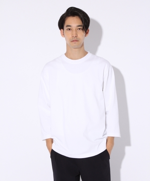 niko and...(ニコアンド)の「ピグメント7分袖プルオーバー【niko and ...】(Tシャツ/カットソー・メンズ・レッド/ブラック/オフホワイト/モカ/イエロー/キャメル・LARGE/MEDIUM)」の16枚目の写真