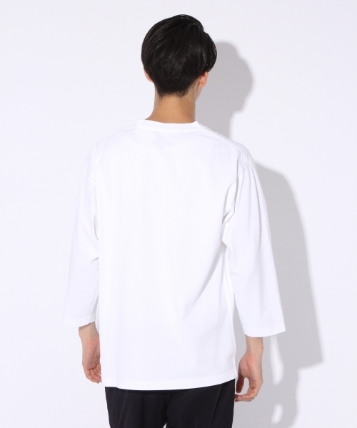 niko and...(ニコアンド)の「ピグメント7分袖プルオーバー【niko and ...】(Tシャツ/カットソー・メンズ・レッド/ブラック/オフホワイト/モカ/イエロー/キャメル・LARGE/MEDIUM)」の18枚目の写真