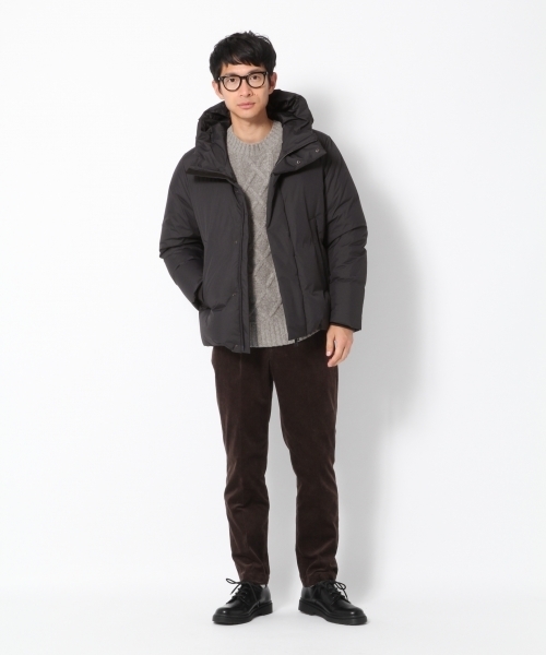 GLOBAL WORK（グローバルワーク）の「3ゲージケーブルニットプルオーバー/776051（ニット/セーター・メンズ・ホワイト/ダークブラウン/ライトグレー/グレー/ネイビー/ベージュ/レッド・SMALL/MEDIUM/LARGE/X-LARGE）」の10枚目の写真