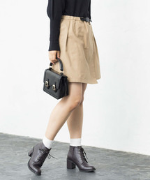 WEGO | WEGO/チノベルト付きラップミニスカート(スカート)