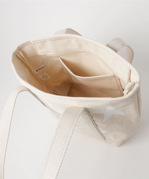 CONVERSE（コンバース）の「【CONVERSE】コンバース スタープリントトート Lハンドル（トートバッグ・レディース・オフホワイト/ダークグレー/ブラック・FREE）」の6枚目の写真