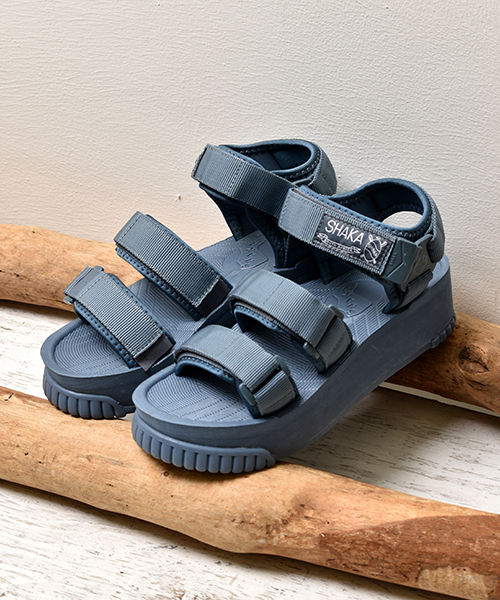 SHAKA（シャカ）の「【SHAKA / シャカ】NEO BUNGY PLATFORM（サンダル・レディース・グレー/ブラック/ネイビー/アイボリー/スモークピンク/モカ/グレイッシュブルー/ラベンダー・23cm/25cm/24cm）」の6枚目の写真