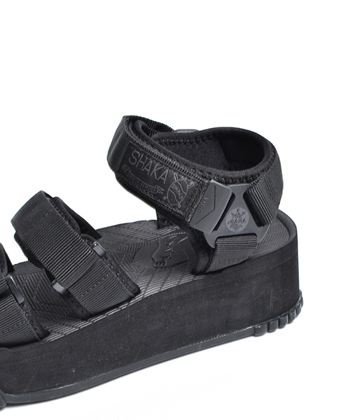 SHAKA（シャカ）の「【SHAKA / シャカ】NEO BUNGY PLATFORM（サンダル・レディース・グレー/ブラック/ネイビー/アイボリー/スモークピンク/モカ/グレイッシュブルー/ラベンダー・23cm/25cm/24cm）」の17枚目の写真