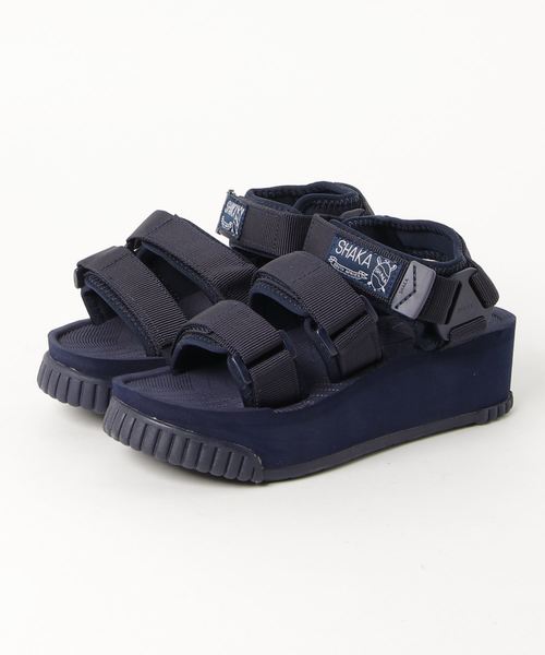 SHAKA（シャカ）の「【SHAKA / シャカ】NEO BUNGY PLATFORM（サンダル・レディース・グレー/ブラック/ネイビー/アイボリー/スモークピンク/モカ/グレイッシュブルー/ラベンダー・23cm/25cm/24cm）」の5枚目の写真