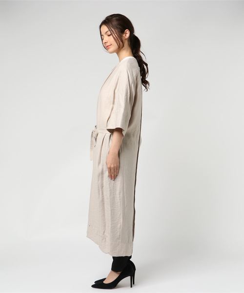 PEGGY LANA（ペギーラナ）の「Gloss Light Gown（その他アウター・レディース・ベージュ/ネイビー・FREE）」の6枚目の写真