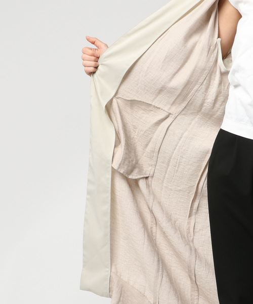 PEGGY LANA（ペギーラナ）の「Gloss Light Gown（その他アウター・レディース・ベージュ/ネイビー・FREE）」の5枚目の写真