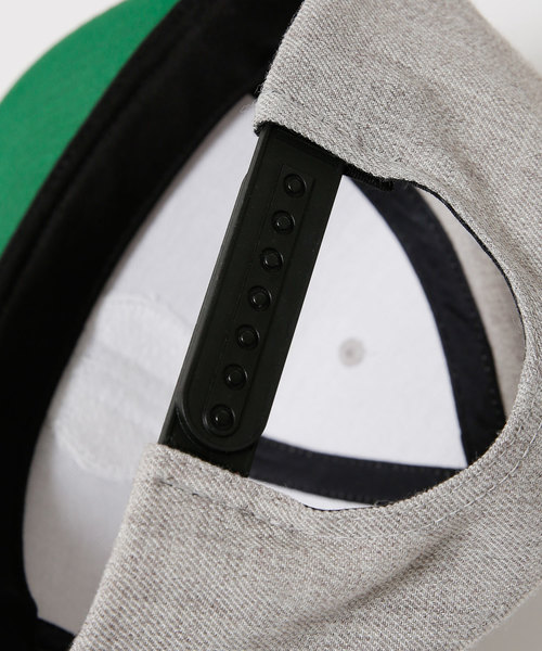 BRIXTON（ブリクストン）の「BRIXTON/別注ＷＨＥＥＬＥＲ　ＳＮＡＰＢＡＣＫ（キャップ・メンズ・グレー/レッド・FREE）」の6枚目の写真