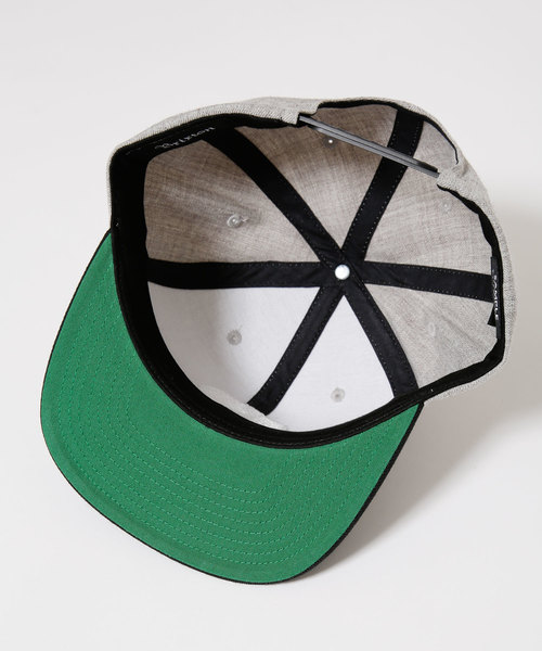 BRIXTON（ブリクストン）の「BRIXTON/別注ＷＨＥＥＬＥＲ　ＳＮＡＰＢＡＣＫ（キャップ・メンズ・グレー/レッド・FREE）」の7枚目の写真