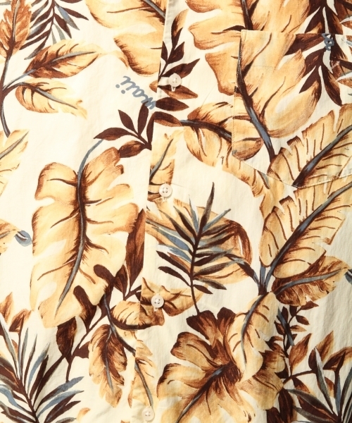 GLOBAL WORK(グローバルワーク)の「アロハシャツ半袖/787928(シャツ/ブラウス・メンズ・ライトベージュ/ピンク系その他/オフホワイト/スカイブルー・MEDIUM/SMALL/LARGE)」の20枚目の写真