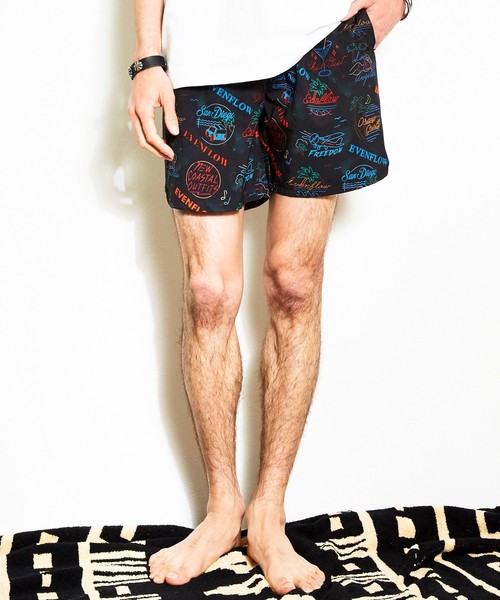 ETRO　総柄スイムショートパンツ　67250607M08N LADIES】【スポーツウェア】ジョガーショートパンツ（柄