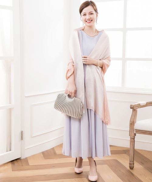 DRESS STAR(ドレス スター)の「ビジューラディアルサテンプリーツパーティークラッチバッグ(クラッチバッグ・レディース・ブラック/ダークブラウン/シルバー/シャンパン・フリー)」の20枚目の写真