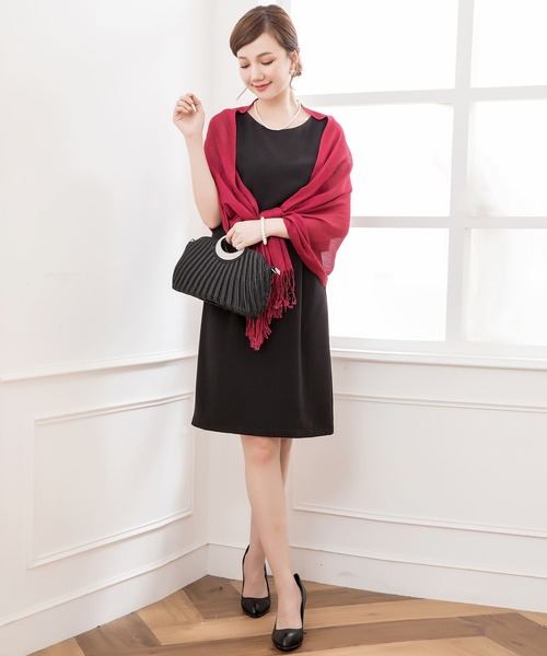 DRESS STAR(ドレス スター)の「ビジューラディアルサテンプリーツパーティークラッチバッグ(クラッチバッグ・レディース・ブラック/ダークブラウン/シルバー/シャンパン・フリー)」の14枚目の写真